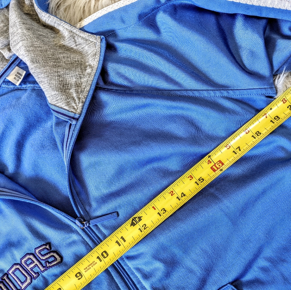 ❤️ 3/$25 Retro Adidas Track Jacket Full Zip Up - Picture 6 of 8